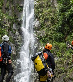 Rappelling a HUGE Waterfall in the Caribbean | Extreme Canyoning in Dominica